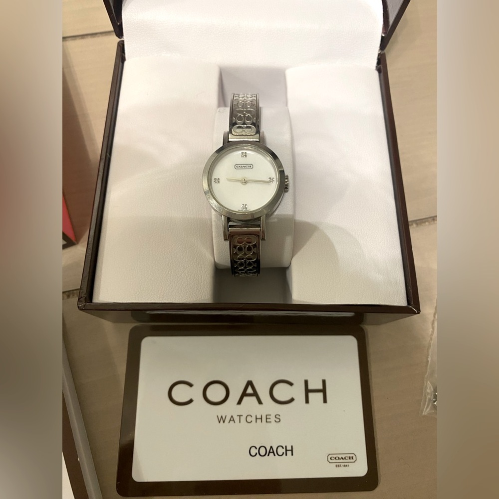 Coach Watch with box and tags